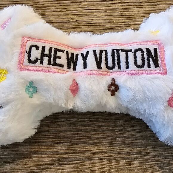 Bone Dog Toy Brand New Plush with Squeaker Perfect for smaller dogs NWT - Picture 3 of 4